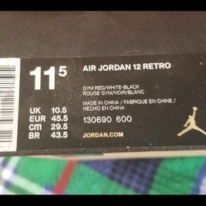 Air Jordan 12 Retro size 11.5 Men